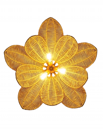 Люстра веревочная в форме цветка Bloom Knot-3