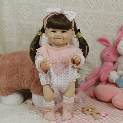 Силиконовая кукла Реборн девочка Лиана, 42 см-10